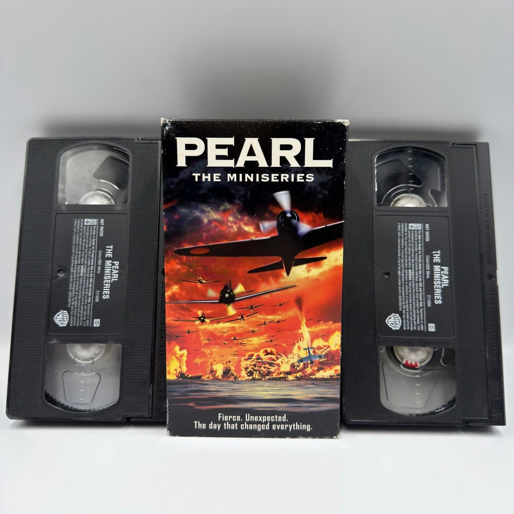 Pearl The Miniseries VHS 2-Tape Set 1978 WWII Drama Warner Home Video 21169